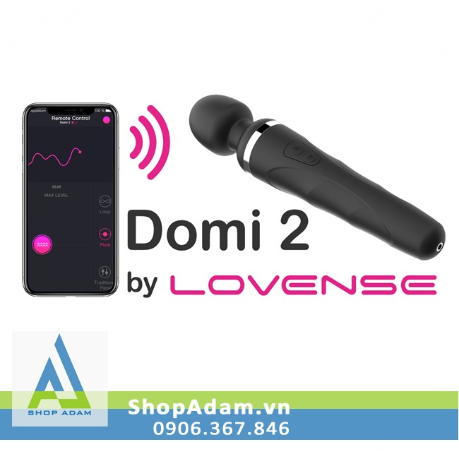 Chày rung massage cực mạnh Lovense Domi 2 
